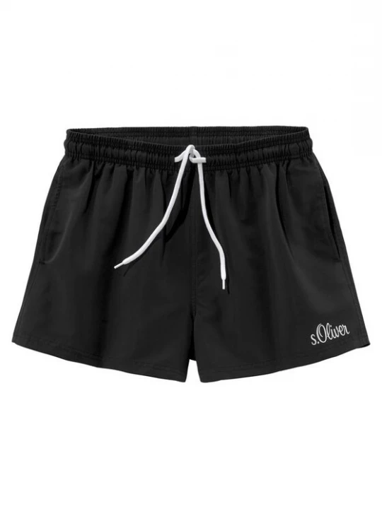 Foto van product s.Oliver Zwemshorts zwart / wit