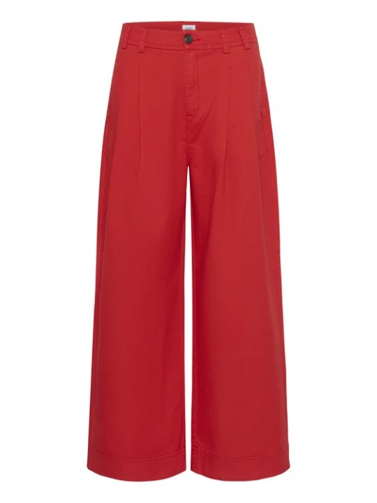 Foto van product SAINT TROPEZ Bandplooibroek 'ParkerSZ' rood