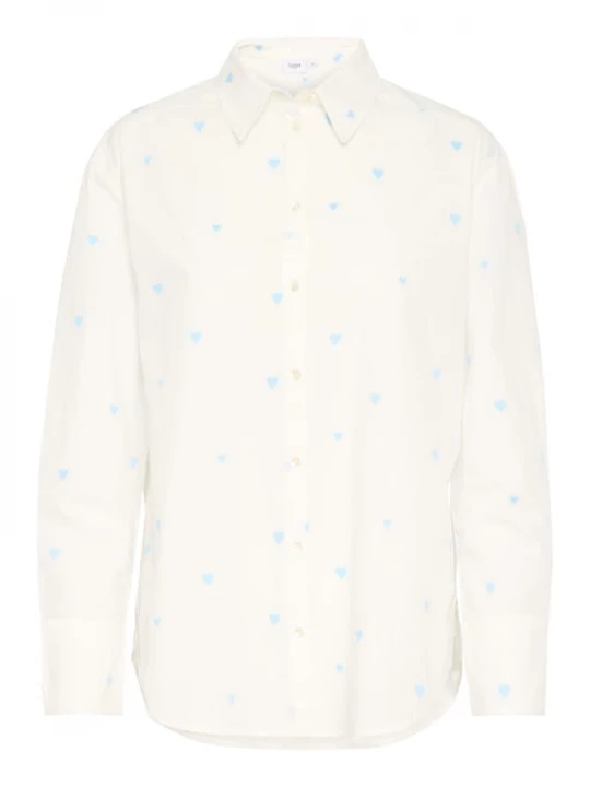 Foto van product SAINT TROPEZ Blouse 'Dianne' azuur / wit
