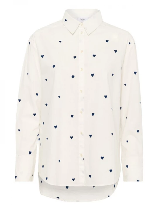 Foto van product SAINT TROPEZ Blouse 'Dianne' blauw / wit