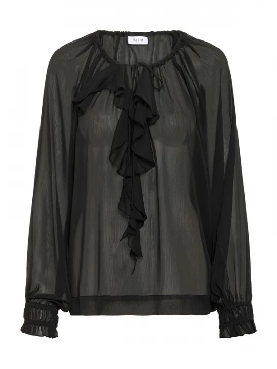 Foto van product SAINT TROPEZ Blouse 'Lazie' zwart