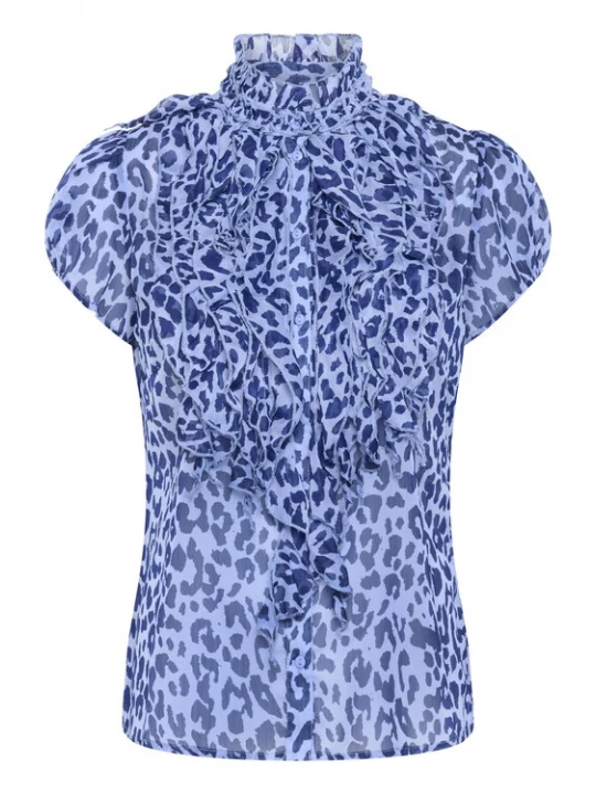 Foto van product SAINT TROPEZ Blouse 'Lilja' blauw / lichtblauw