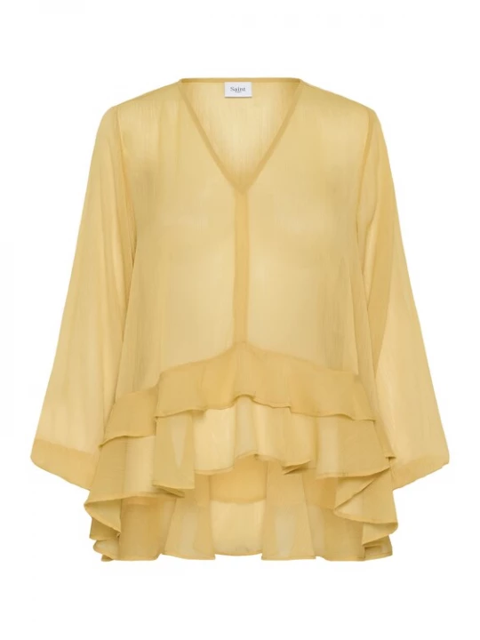 Foto van product SAINT TROPEZ Blouse 'Lindzy' geel