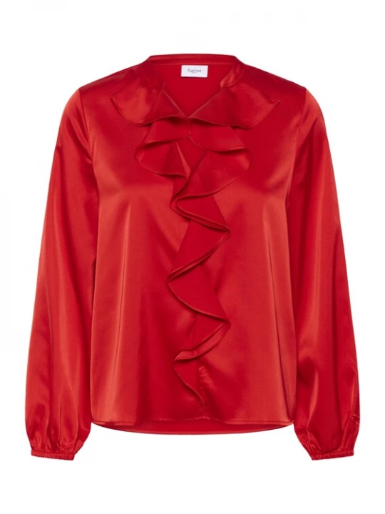 Foto van product SAINT TROPEZ Blouse 'Lodisa' vuurrood