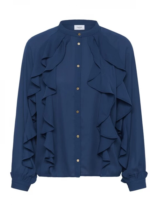 Foto van product SAINT TROPEZ Blouse 'OciliaSZ' donkerblauw