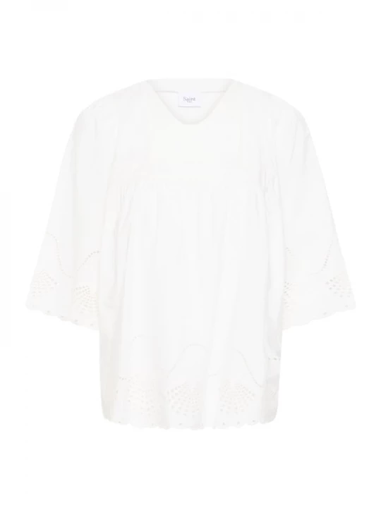 Foto van product SAINT TROPEZ Blouse 'RivashellSZ' wit