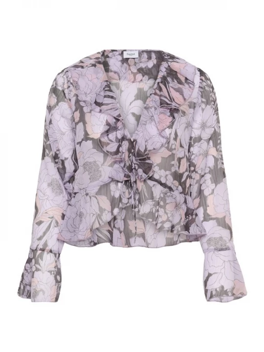 Foto van product SAINT TROPEZ Blouse 'Solange' sering / gemengde kleuren