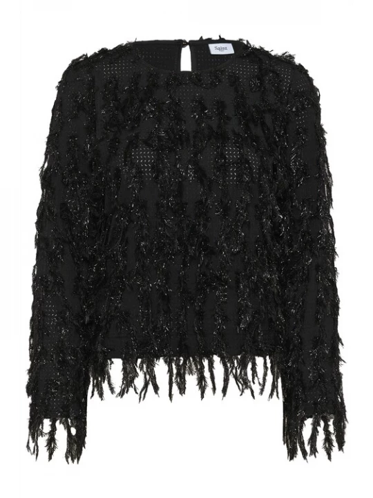 Foto van product SAINT TROPEZ Blouse 'SZNinette' zwart