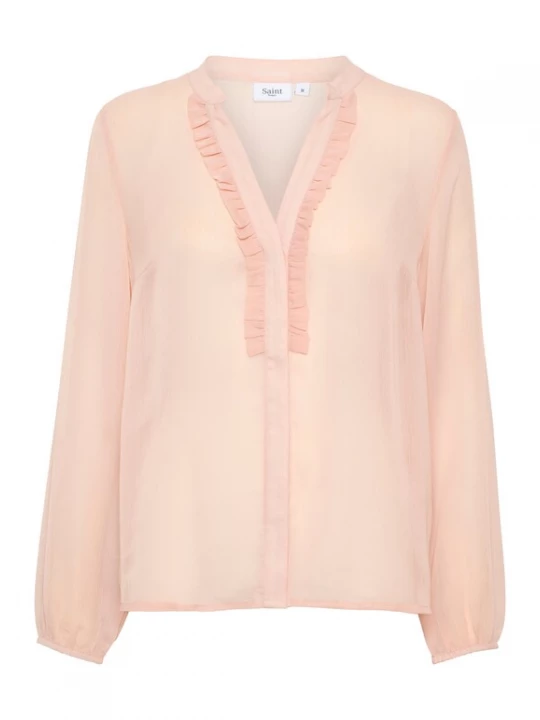 Foto van product SAINT TROPEZ Blouse 'Valerie' perzik