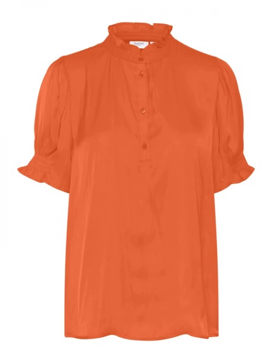 Foto van product SAINT TROPEZ Blouse 'VeeniSZ' kreeft
