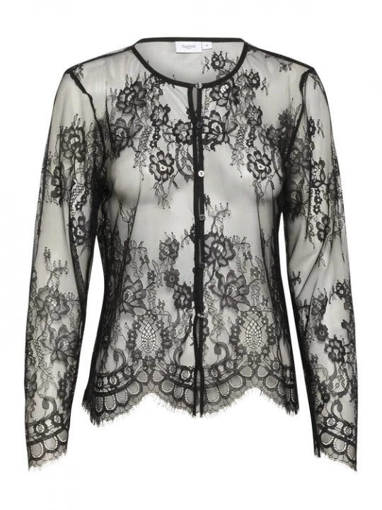 Foto van product SAINT TROPEZ Blouse 'ZalviaSZ' zwart