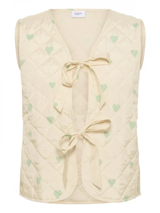 Foto van product SAINT TROPEZ Bodywarmer 'EvittaSZ ' beige / groen