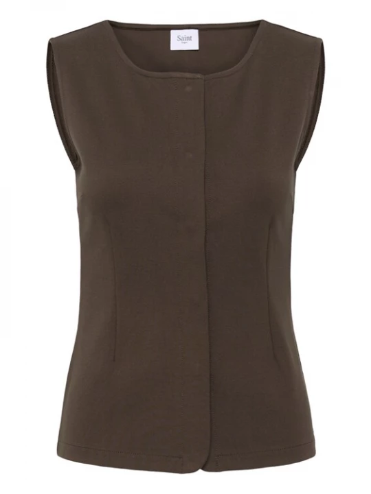 Foto van product SAINT TROPEZ Bodywarmer 'Genny' mokka