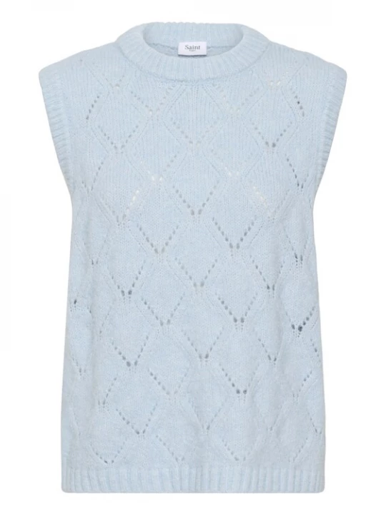 Foto van product SAINT TROPEZ Bodywarmer 'SZPavaani' hemelsblauw