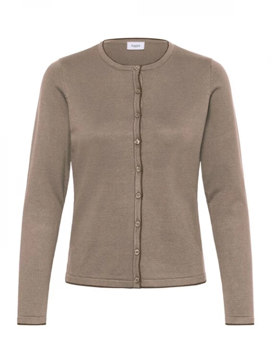 Foto van product SAINT TROPEZ Gebreid vest beige