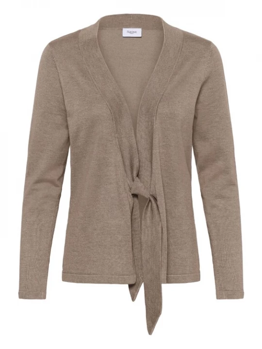 Foto van product SAINT TROPEZ Gebreid vest beige gemêleerd