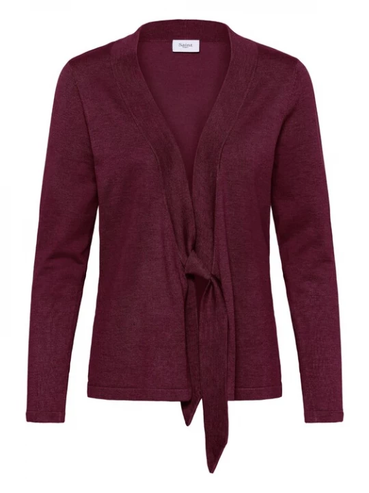 Foto van product SAINT TROPEZ Gebreid vest bordeaux