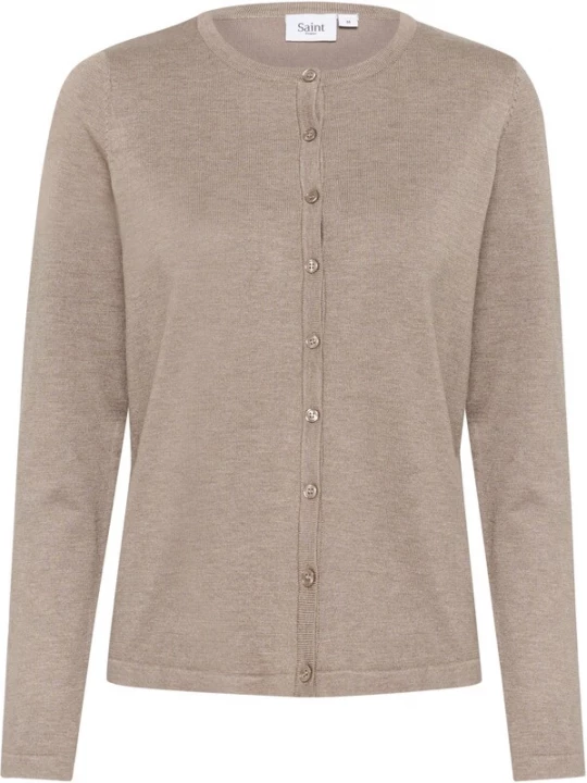 Foto van product SAINT TROPEZ Gebreid vest bruin