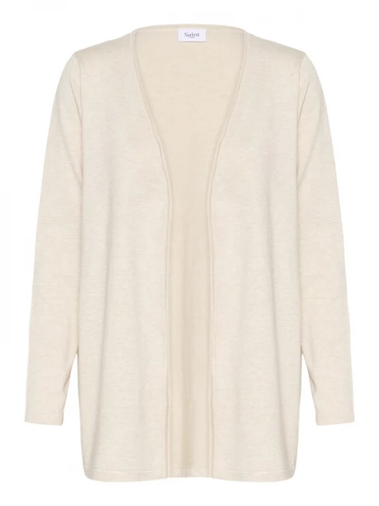 Foto van product SAINT TROPEZ Gebreid vest eierschaal