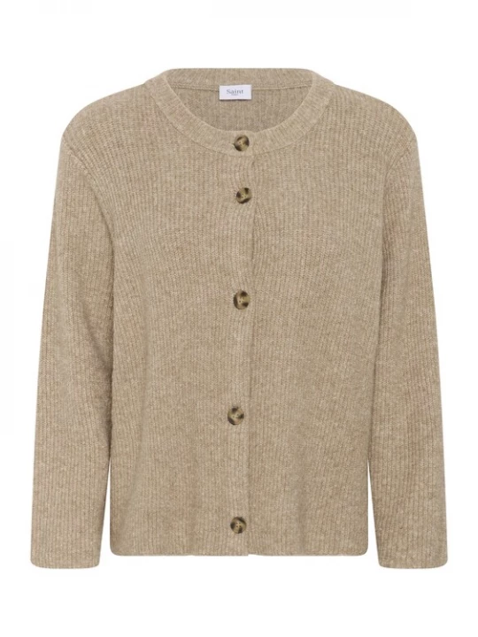 Foto van product SAINT TROPEZ Gebreid vest 'MaleenSZ' camel