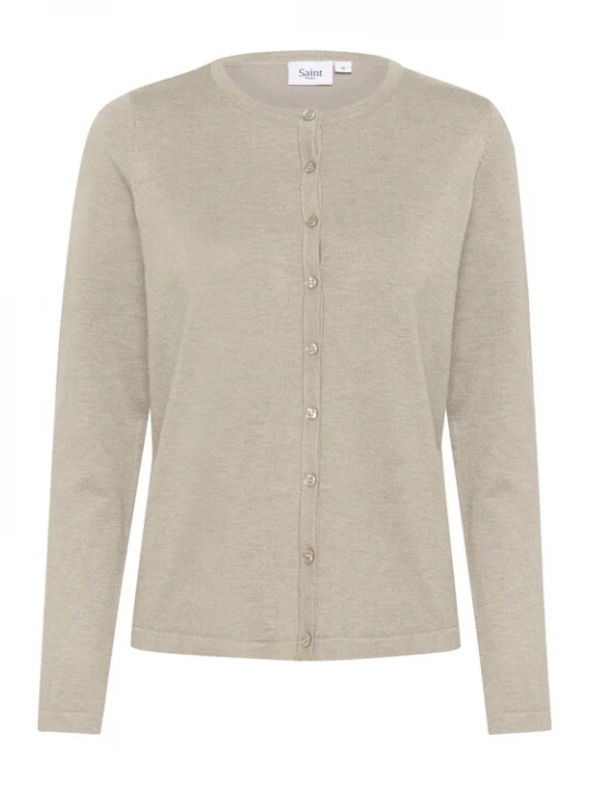 Foto van product SAINT TROPEZ Gebreid vest 'Mila' chamois