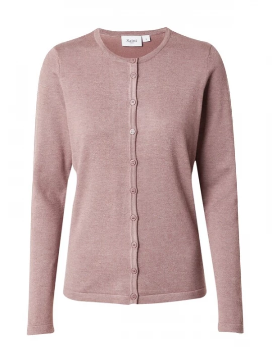 Foto van product SAINT TROPEZ Gebreid vest 'Mila' mauve