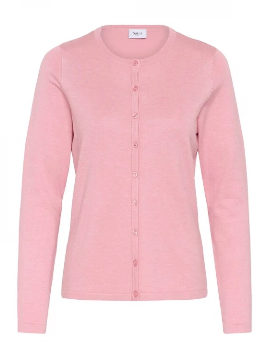 Foto van product SAINT TROPEZ Gebreid vest 'Mila' rosa