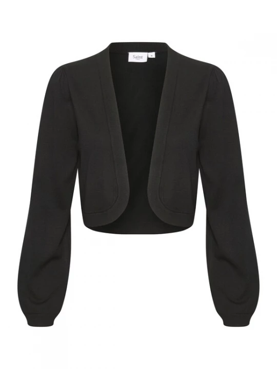 Foto van product SAINT TROPEZ Gebreid vest 'Mila' zwart