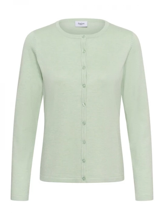 Foto van product SAINT TROPEZ Gebreid vest 'MilaSZ' mintgroen