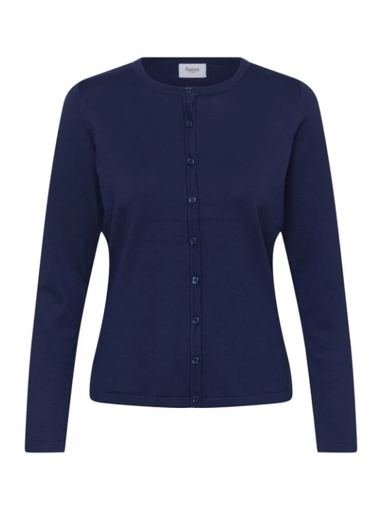 Foto van product SAINT TROPEZ Gebreid vest 'MilaSZ' navy