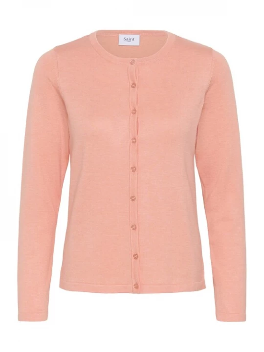 Foto van product SAINT TROPEZ Gebreid vest 'MilaSZ' oudroze
