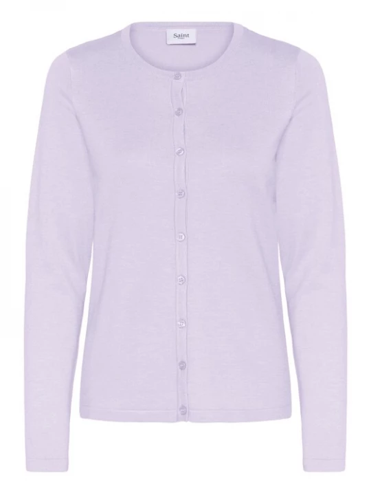 Foto van product SAINT TROPEZ Gebreid vest 'MilaSZ ' pastellila