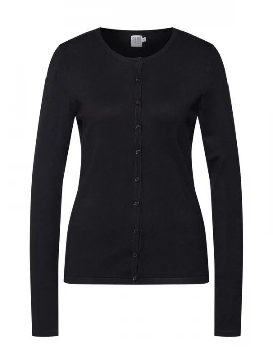 Foto van product SAINT TROPEZ Gebreid vest 'MilaSZ' zwart