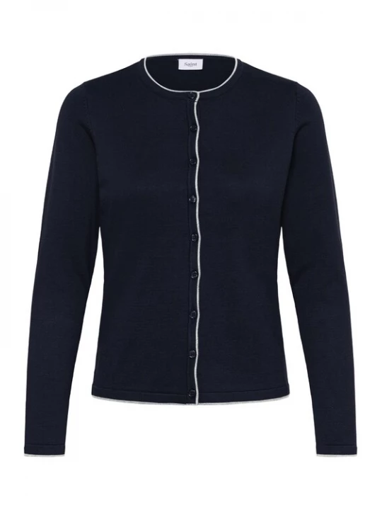 Foto van product SAINT TROPEZ Gebreid vest nachtblauw