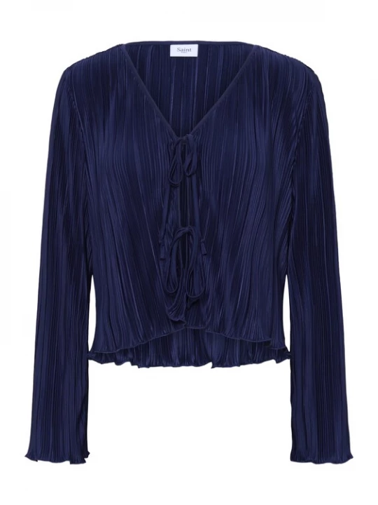 Foto van product SAINT TROPEZ Gebreid vest navy