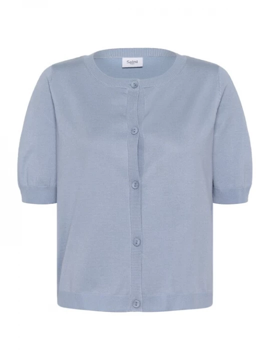 Foto van product SAINT TROPEZ Gebreid vest pastelblauw