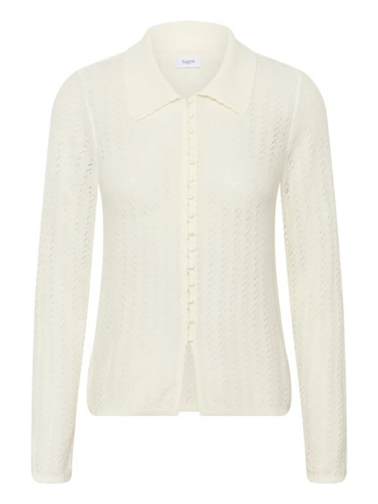 Foto van product SAINT TROPEZ Gebreid vest 'PorshaSZ' wit