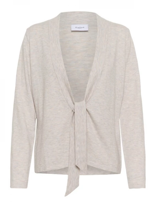 Foto van product SAINT TROPEZ Gebreid vest 'Prila' lichtbeige