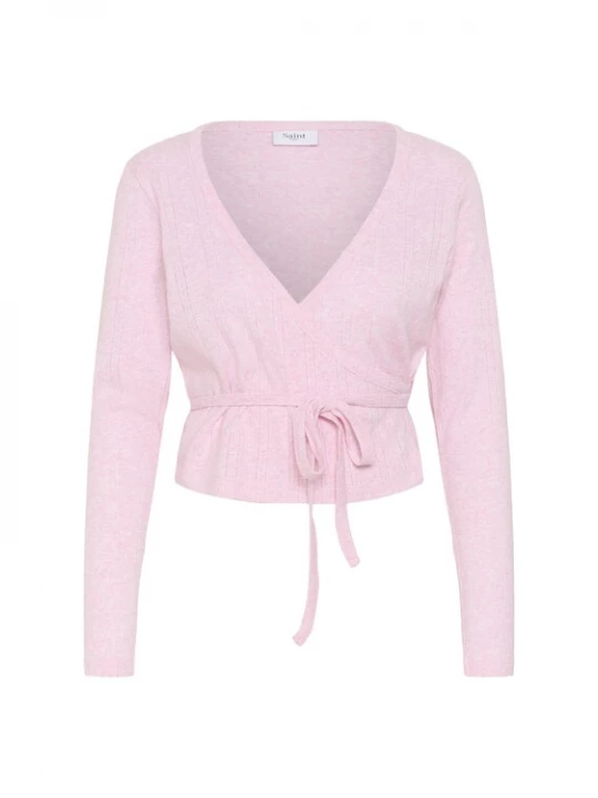 Foto van product SAINT TROPEZ Gebreid vest rosa