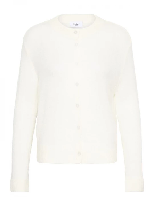 Foto van product SAINT TROPEZ Gebreid vest 'Sabbara' ecru