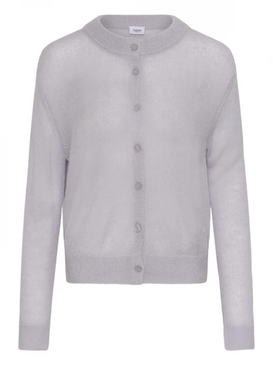 Foto van product SAINT TROPEZ Gebreid vest 'Sabbara' pastellila
