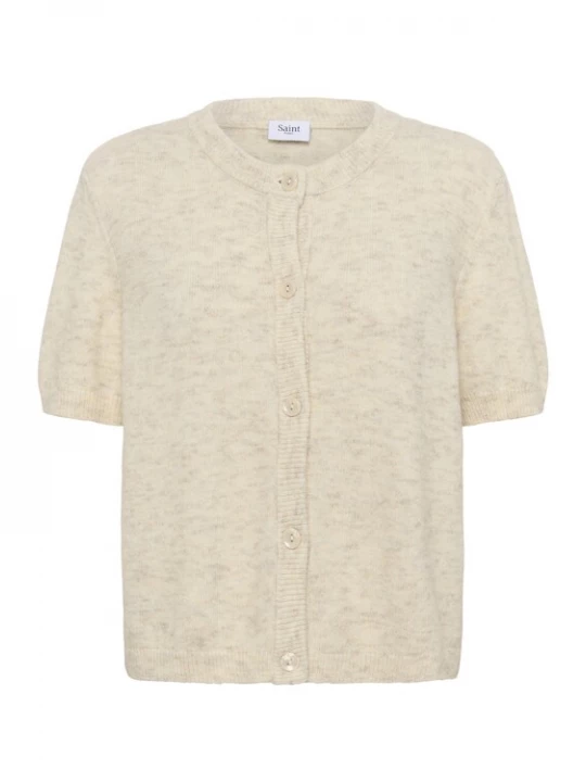 Foto van product SAINT TROPEZ Gebreid vest 'Zanett' beige gemêleerd
