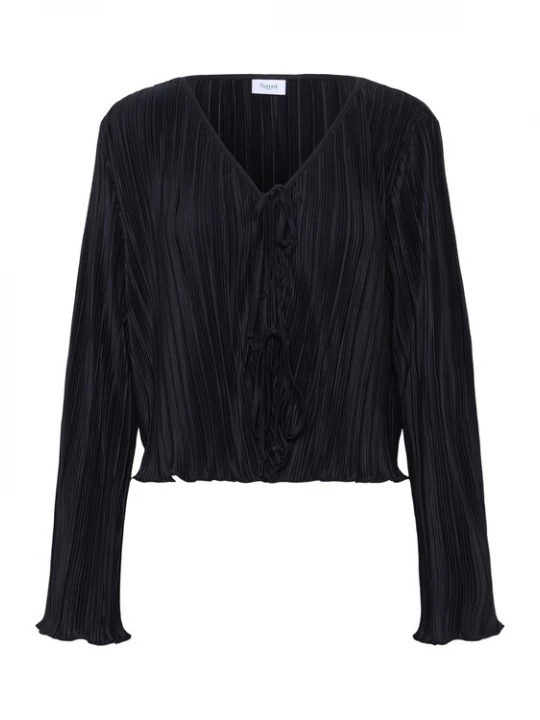 Foto van product SAINT TROPEZ Gebreid vest 'ZuniSZ' zwart