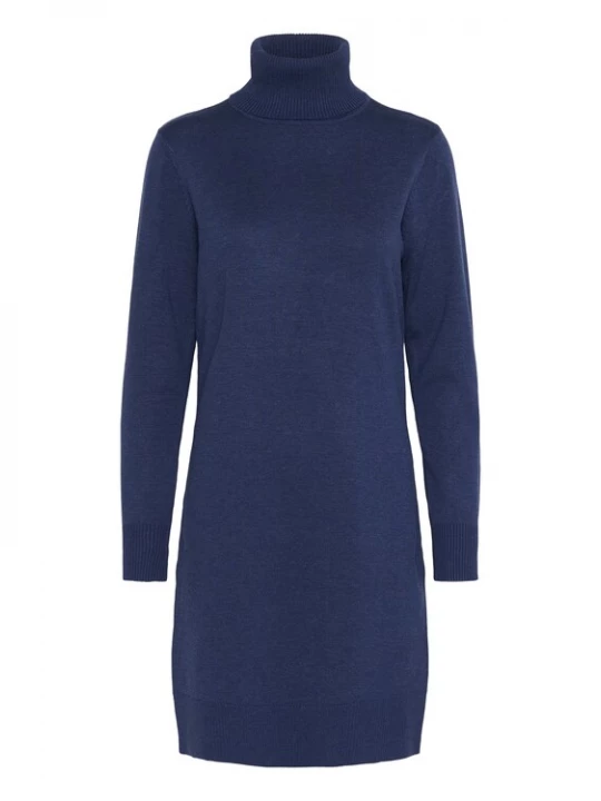 Foto van product SAINT TROPEZ Gebreide jurk 'Mila' blauw gemêleerd