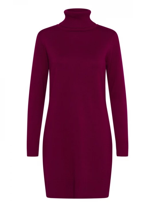Foto van product SAINT TROPEZ Gebreide jurk 'MilaSZ' bordeaux