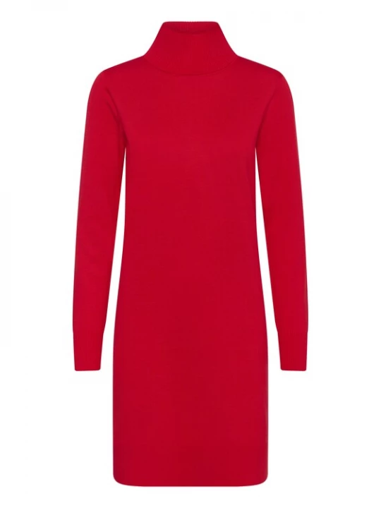 Foto van product SAINT TROPEZ Gebreide jurk 'MilaSZ' rood