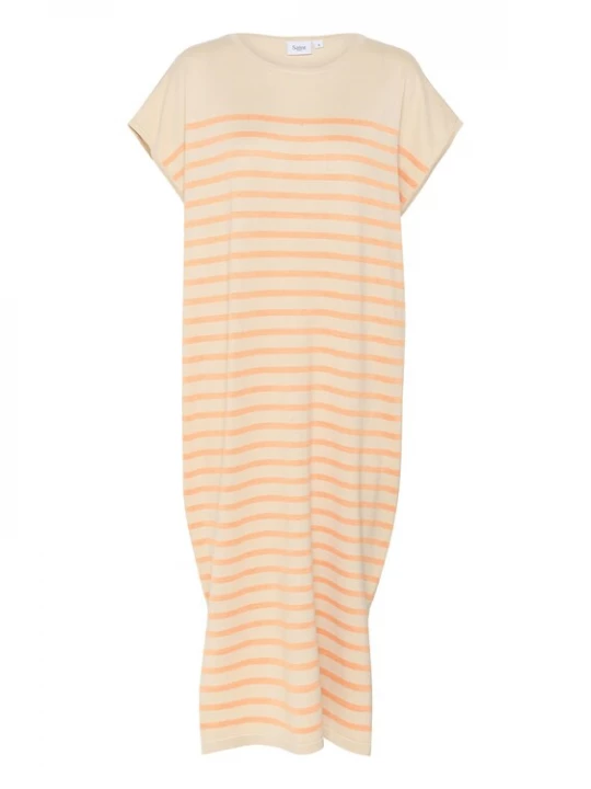 Foto van product SAINT TROPEZ Jurk beige / oranje