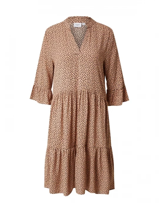 Foto van product SAINT TROPEZ Jurk 'Eda' beige / zwart
