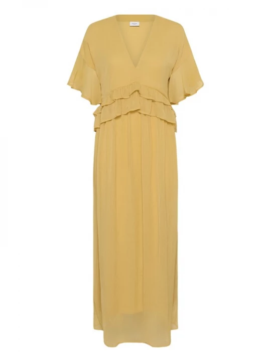 Foto van product SAINT TROPEZ Jurk 'Lindzy' geel
