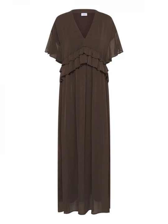 Foto van product SAINT TROPEZ Jurk 'Lindzy' mokka